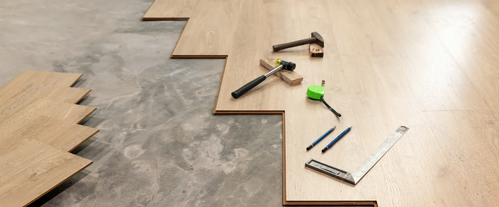 Materialen voor een woningrenovatie